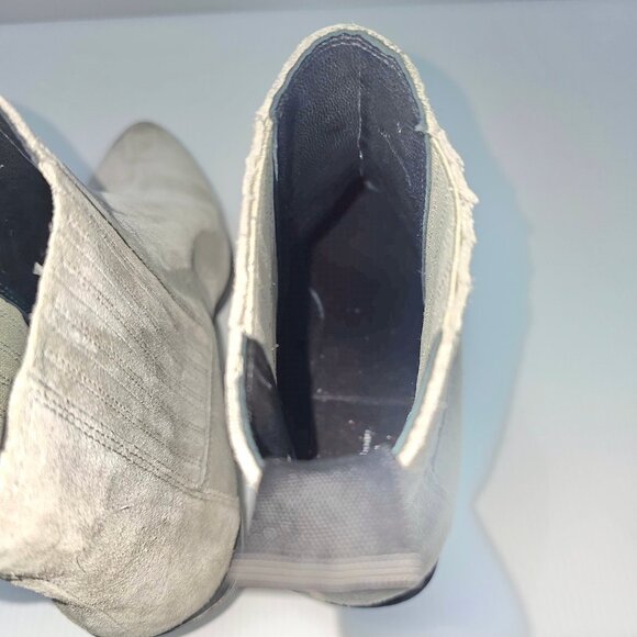 NEW Rag & Bone Rover Ankle Boot Womens EU 40 Cemento Gray Suede Chelsea Designer - Picture 10 of 14
